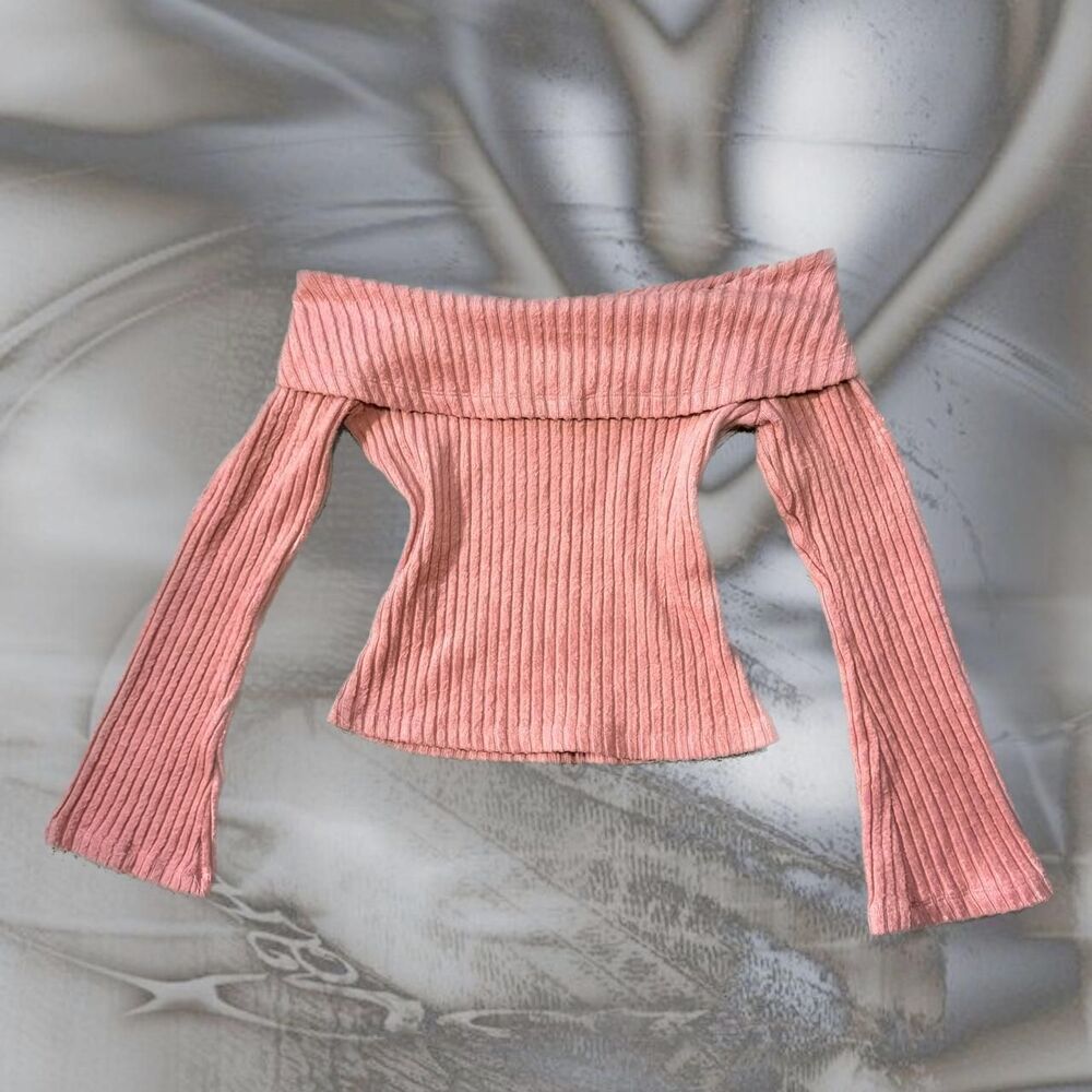 American-vintage Women's Pink and Orange Jumper